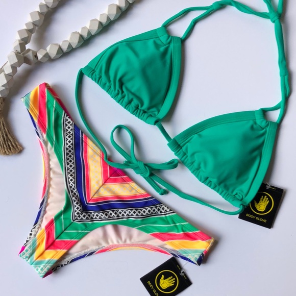 Body Glove Swim Body Glove Bikini Set With Slider Triangle Bikini
